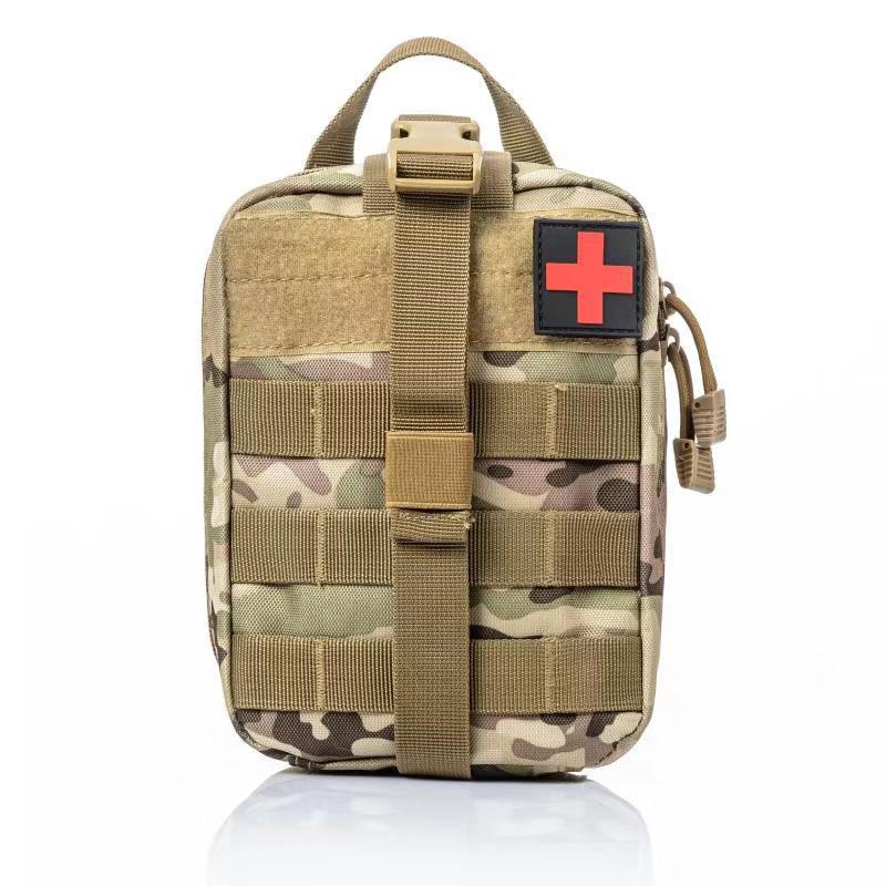 Tomato 250-piece Survival First Aid Kit, Molle System Compatible with Nylon Outdoor Gear, Camping, Hiking, and First Aid