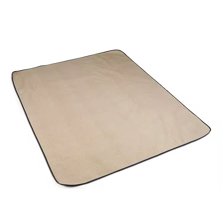 Tomato Outdoor Foldable High-Quality Waterproof Acrylic Blend Soft Herringbone Pattern Portable Picnic for All Seasons